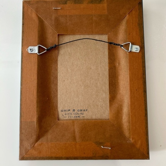 Griff and Graff reproduction wood framed picture sign Ch. Thouzeau - Picture 3 of 9